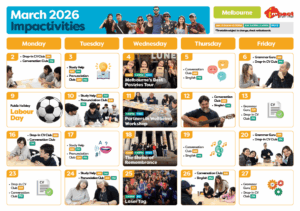 インパクト・イングリッシュ・カレッジ・メルボルン校のアクティビティー