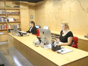 イングリッシュ・アンリミティッド・ブリスベンの受付