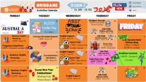 ILSCブリスベン校のアクティビティー