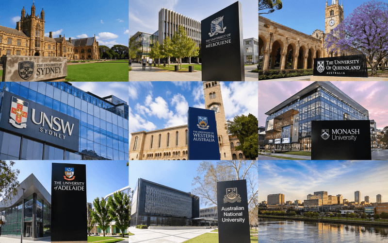 オーストラリアの大学（Group of 8）